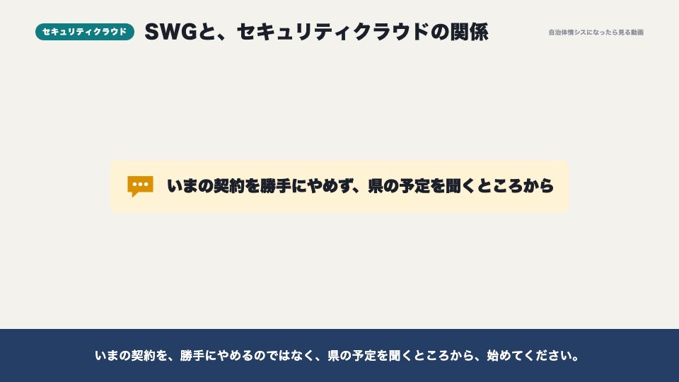動画の画面:セキュリティクラウドとの関係(SWGとローカルブレイクアウト)