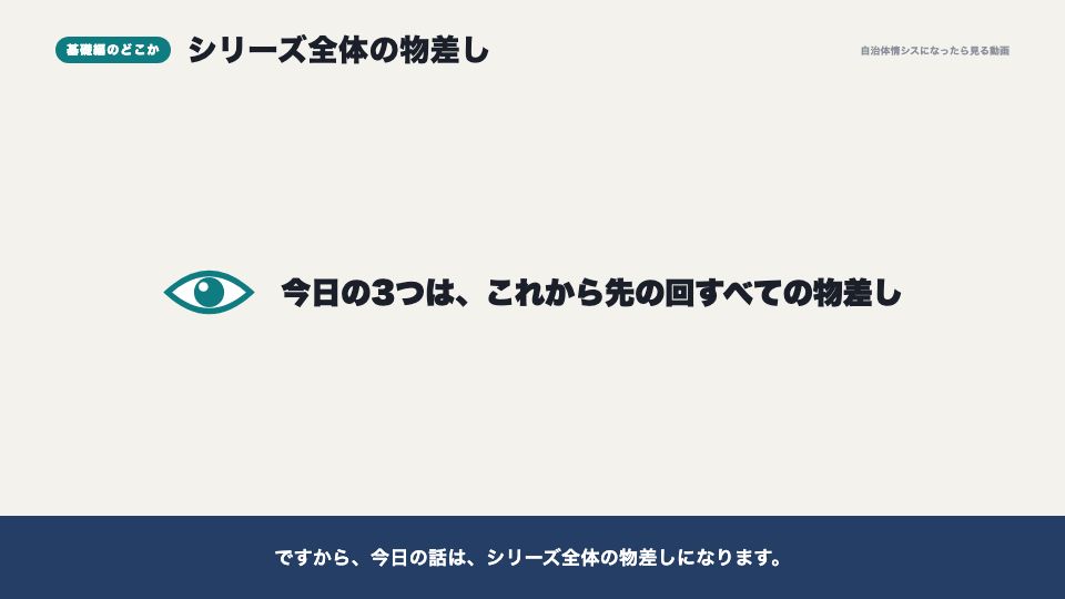 動画の画面:基礎編のどこか(情報セキュリティの3要素(CIA))